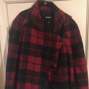 BB Dakota Plus Size Plaid Cape